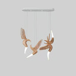Elsilor Avian-Inspired Wood Pendant Light - Lamp Outdoor