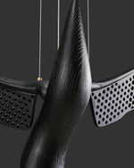 Elsilor Avian-Inspired Wood Pendant Light - Lamp Outdoor