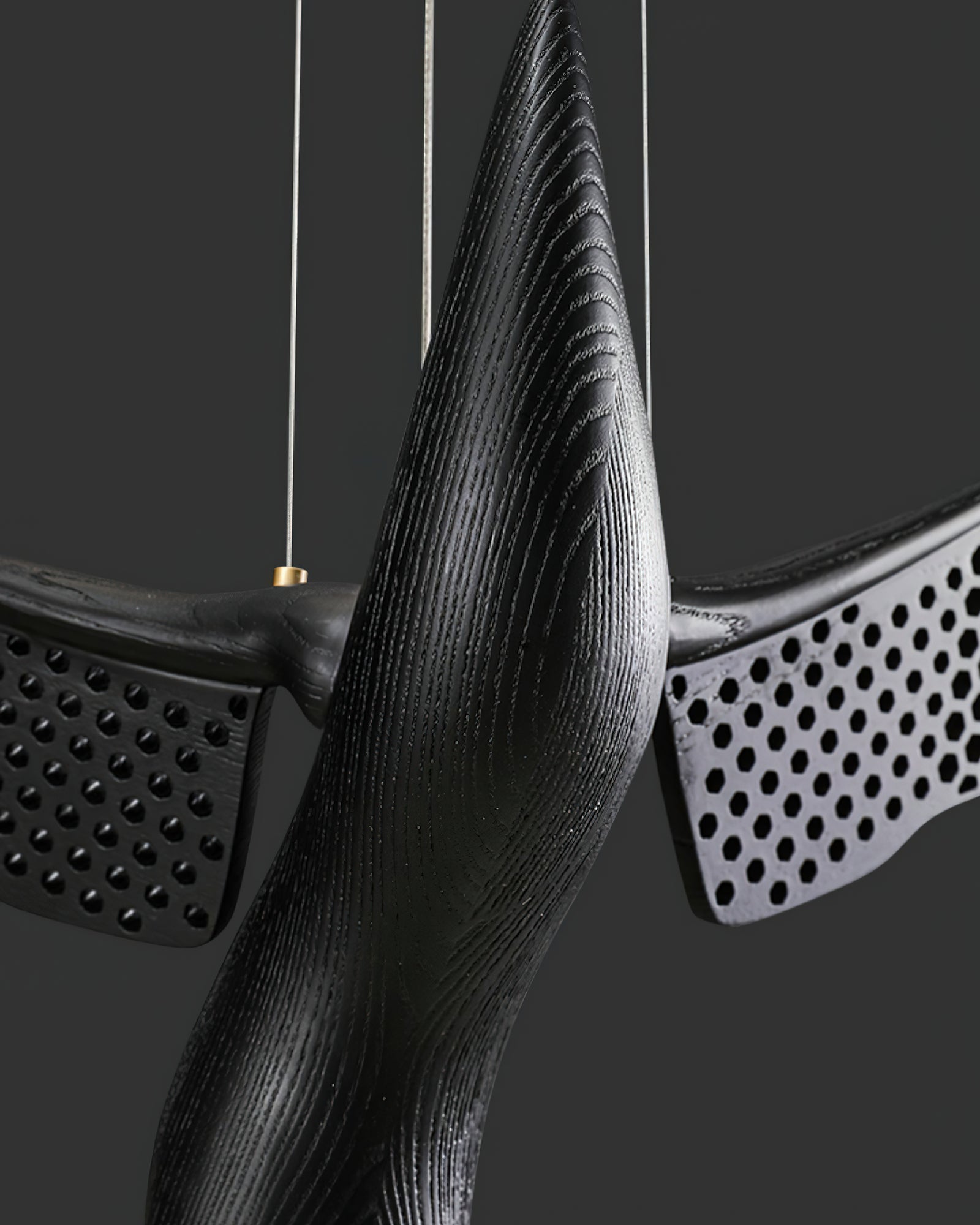 Elsilor Avian-Inspired Wood Pendant Light - Lamp Outdoor