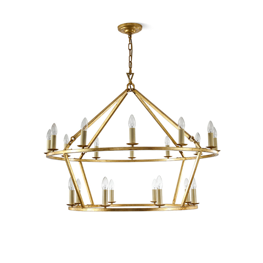 Ivzorarae Sculptural Metal Chandelier - Lamp Outdoor