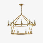 Ivzorarae Sculptural Metal Chandelier - Lamp Outdoor