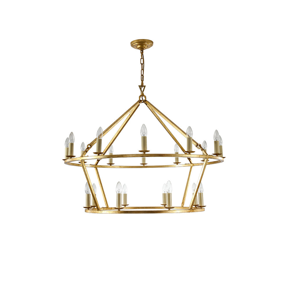 Ivzorarae Sculptural Metal Chandelier - Lamp Outdoor