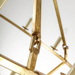 Ivzorarae Sculptural Metal Chandelier - Lamp Outdoor