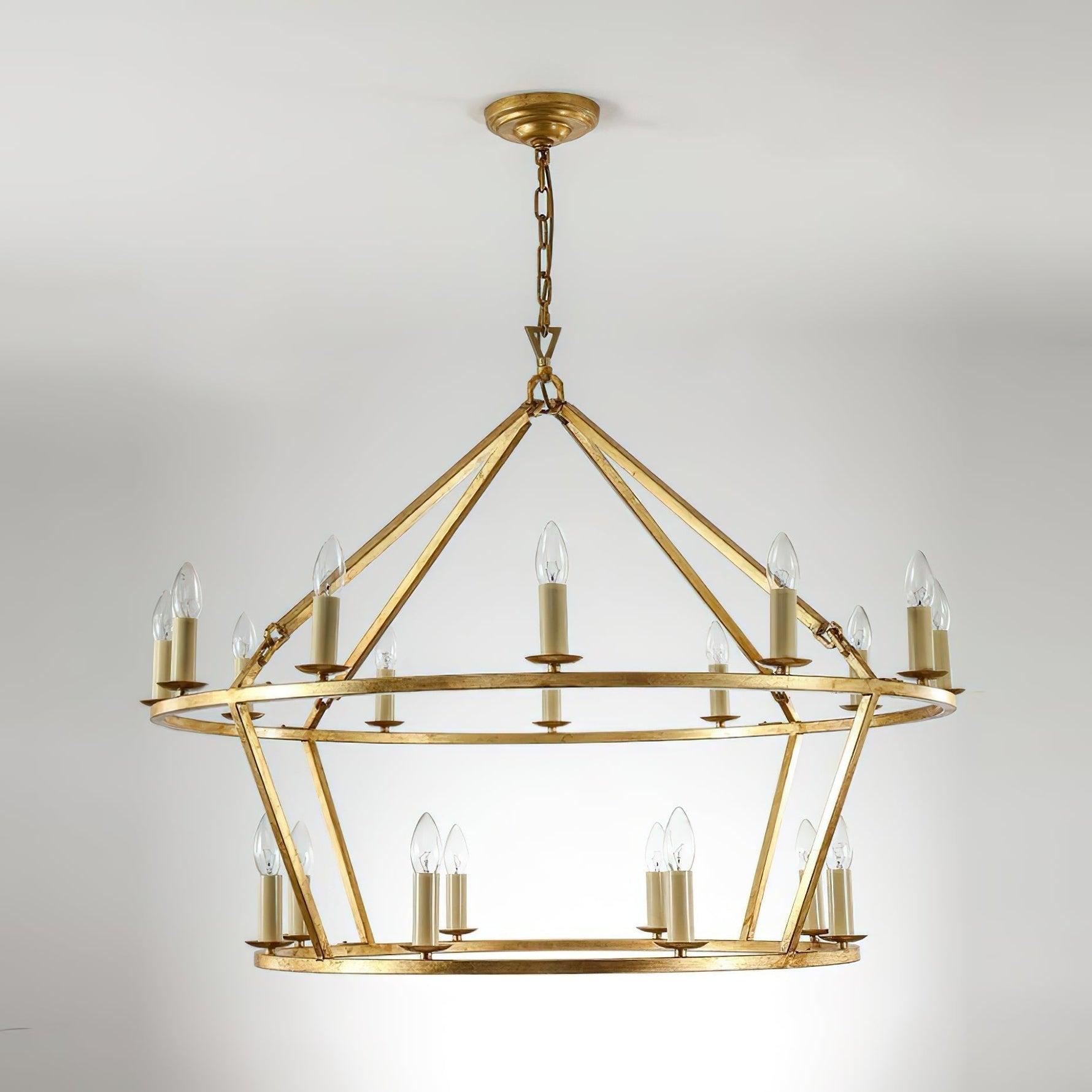 Ivzorarae Sculptural Metal Chandelier - Lamp Outdoor
