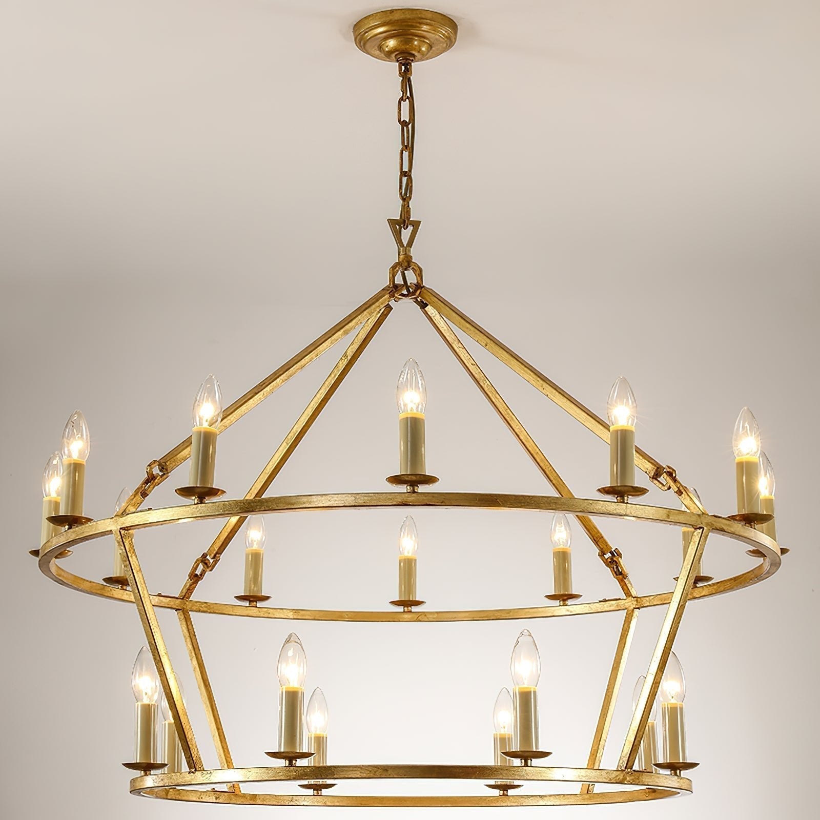 Ivzorarae Sculptural Metal Chandelier - Lamp Outdoor