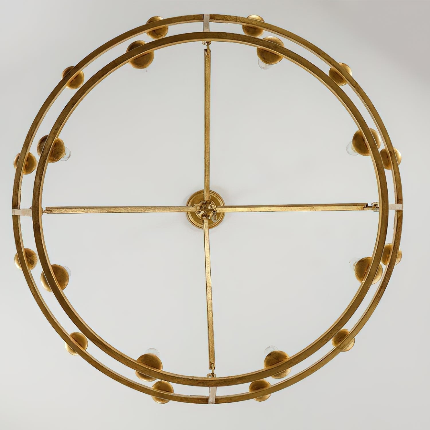 Ivzorarae Sculptural Metal Chandelier - Lamp Outdoor