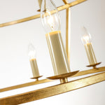 Ivzorarae Sculptural Metal Chandelier - Lamp Outdoor