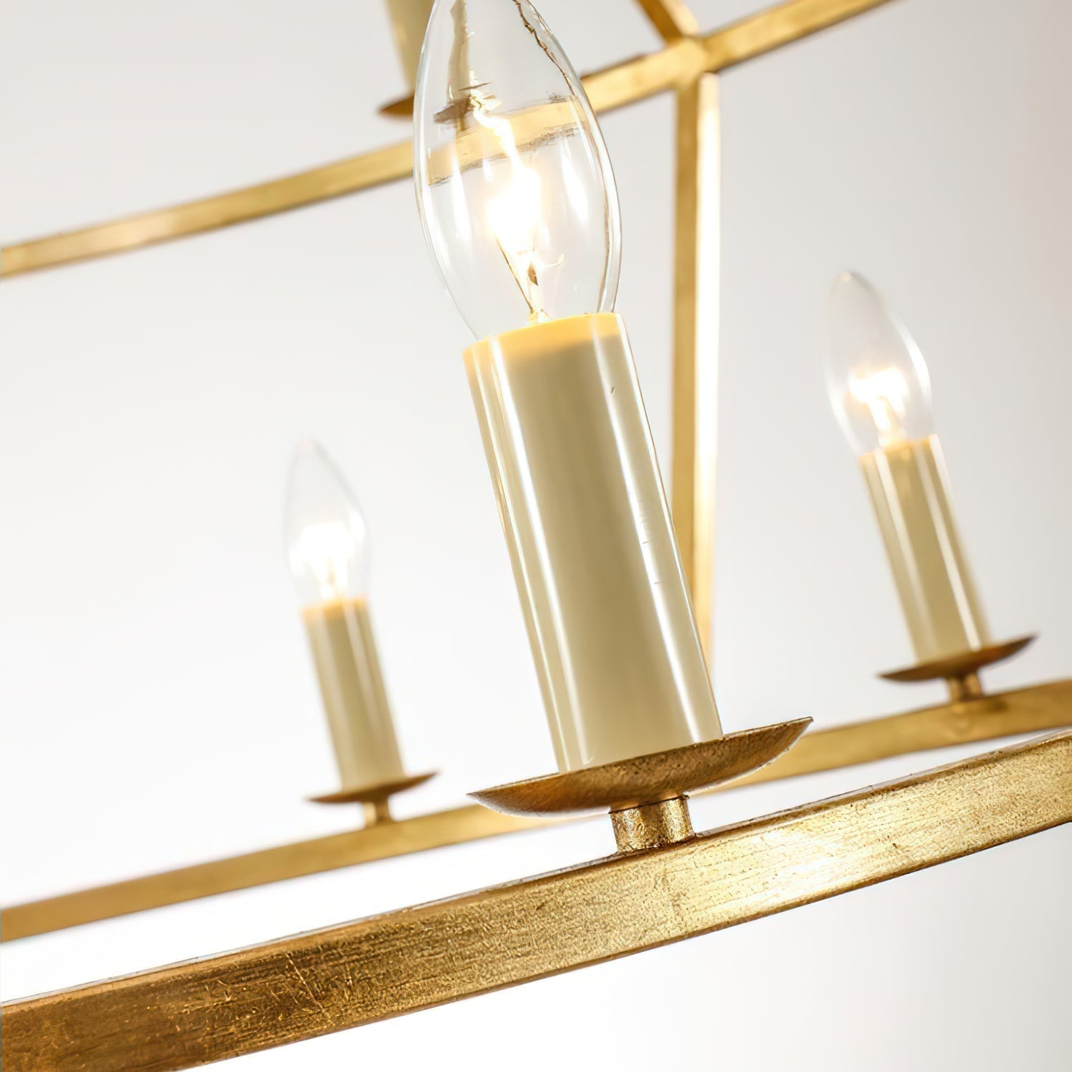 Ivzorarae Sculptural Metal Chandelier - Lamp Outdoor