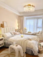 Decorative Pattern Glass Round Chandelier - Lamp Outdoor