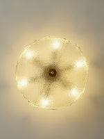 Decorative Pattern Glass Round Chandelier - Lamp Outdoor