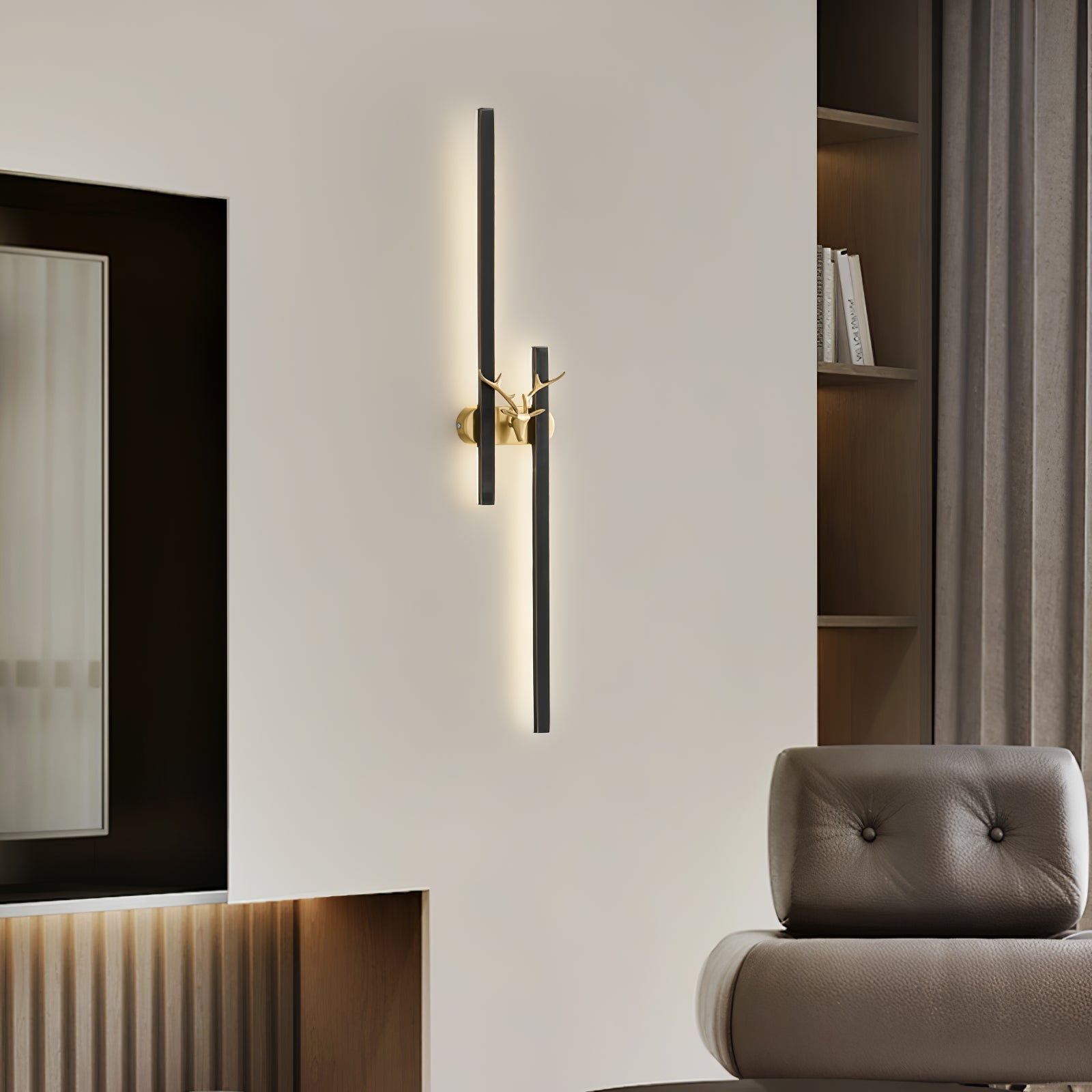 Deer Brass Wall Lamp - Lamp Outdoor