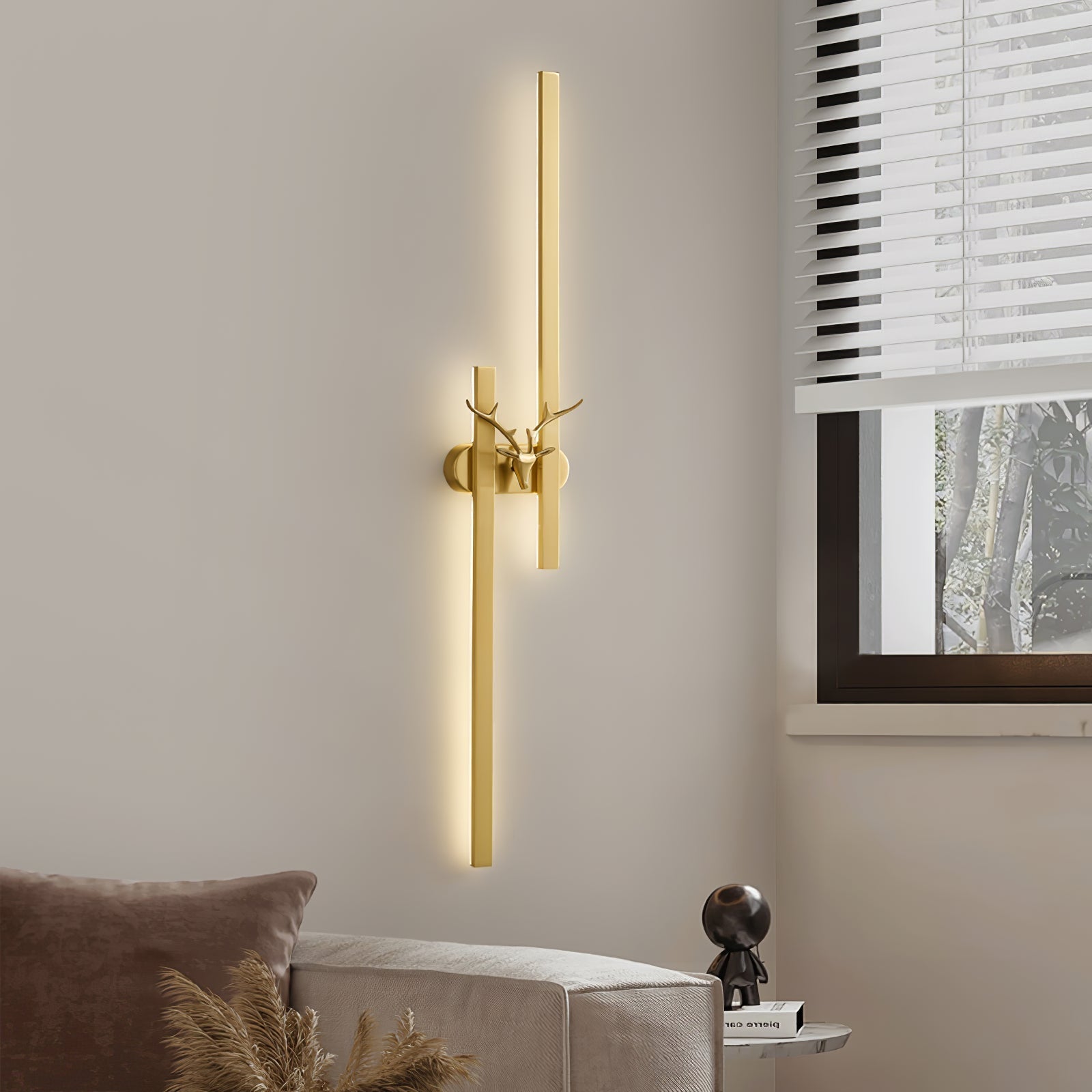 Deer Brass Wall Lamp - Lamp Outdoor