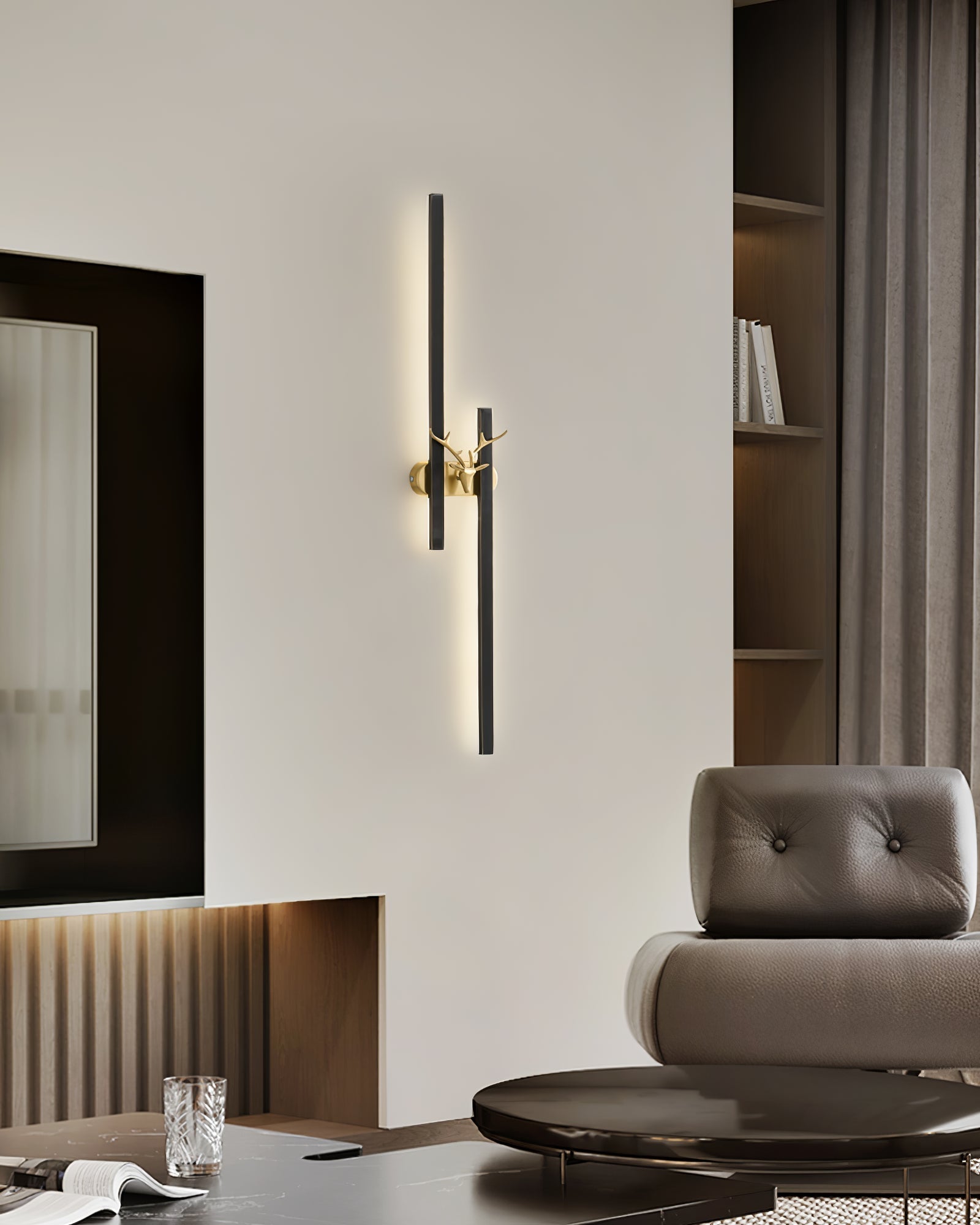 Deer Brass Wall Lamp - Lamp Outdoor