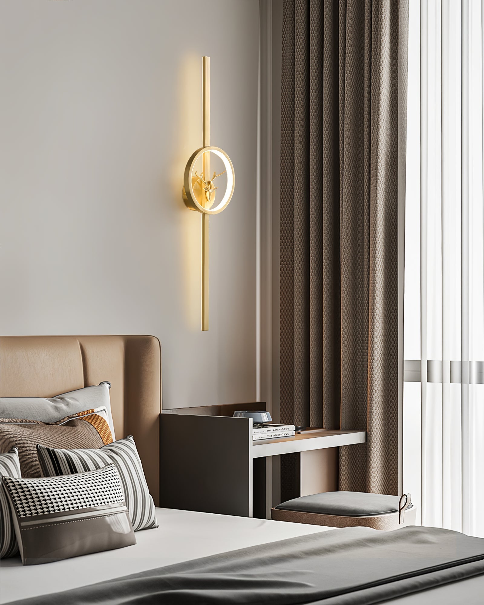 Deer Brass Wall Lamp - Lamp Outdoor