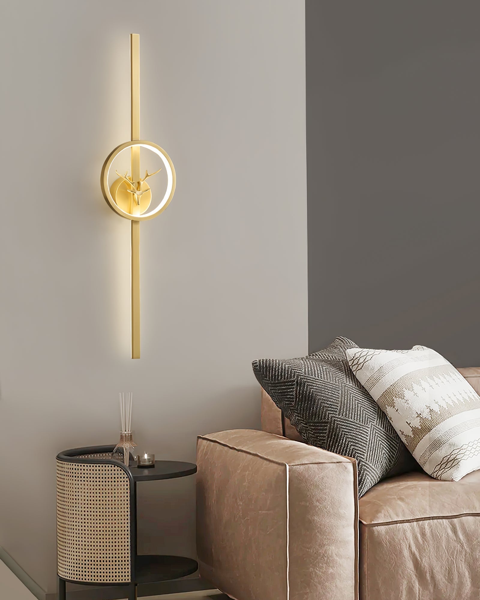 Deer Brass Wall Lamp - Lamp Outdoor