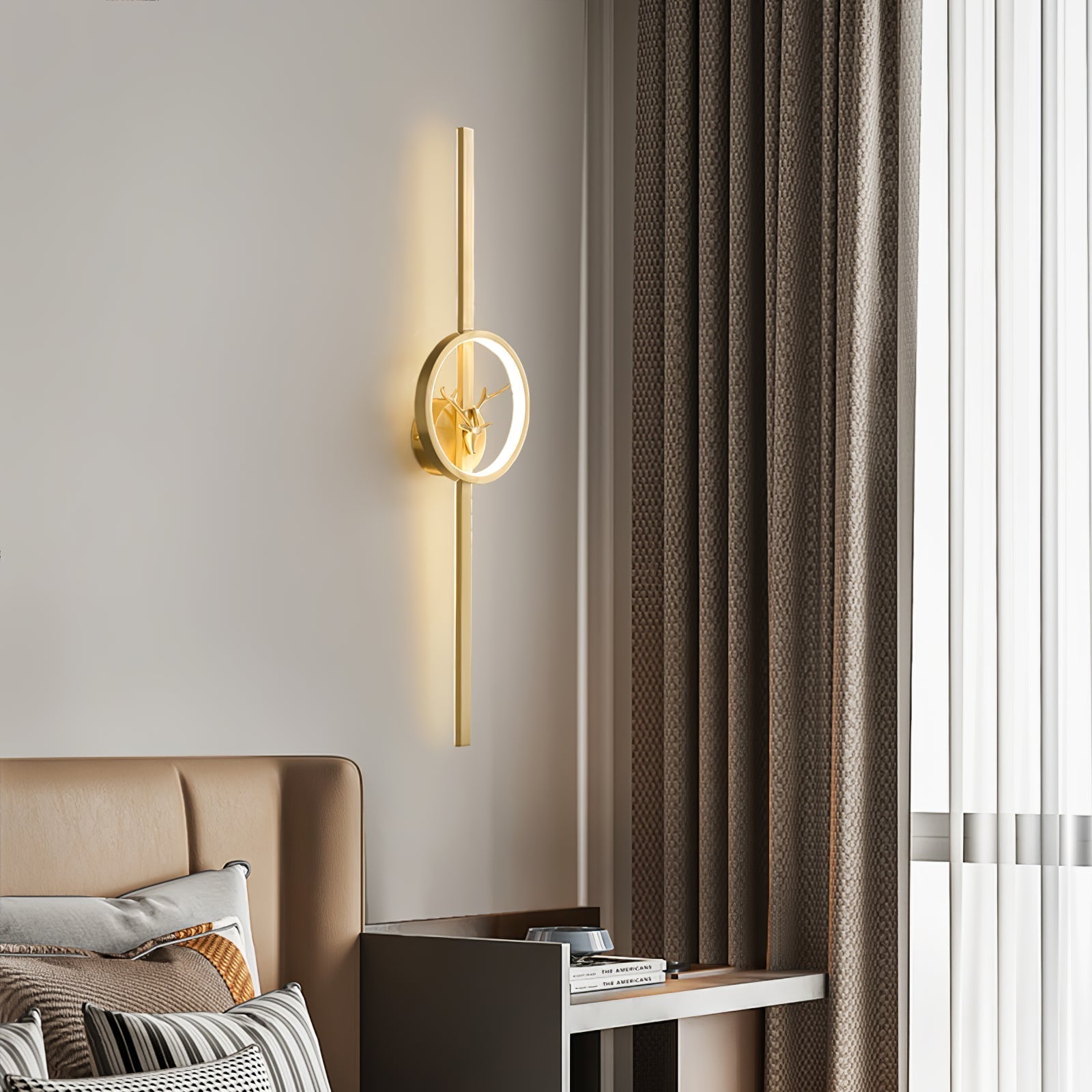 Deer Brass Wall Lamp - Lamp Outdoor