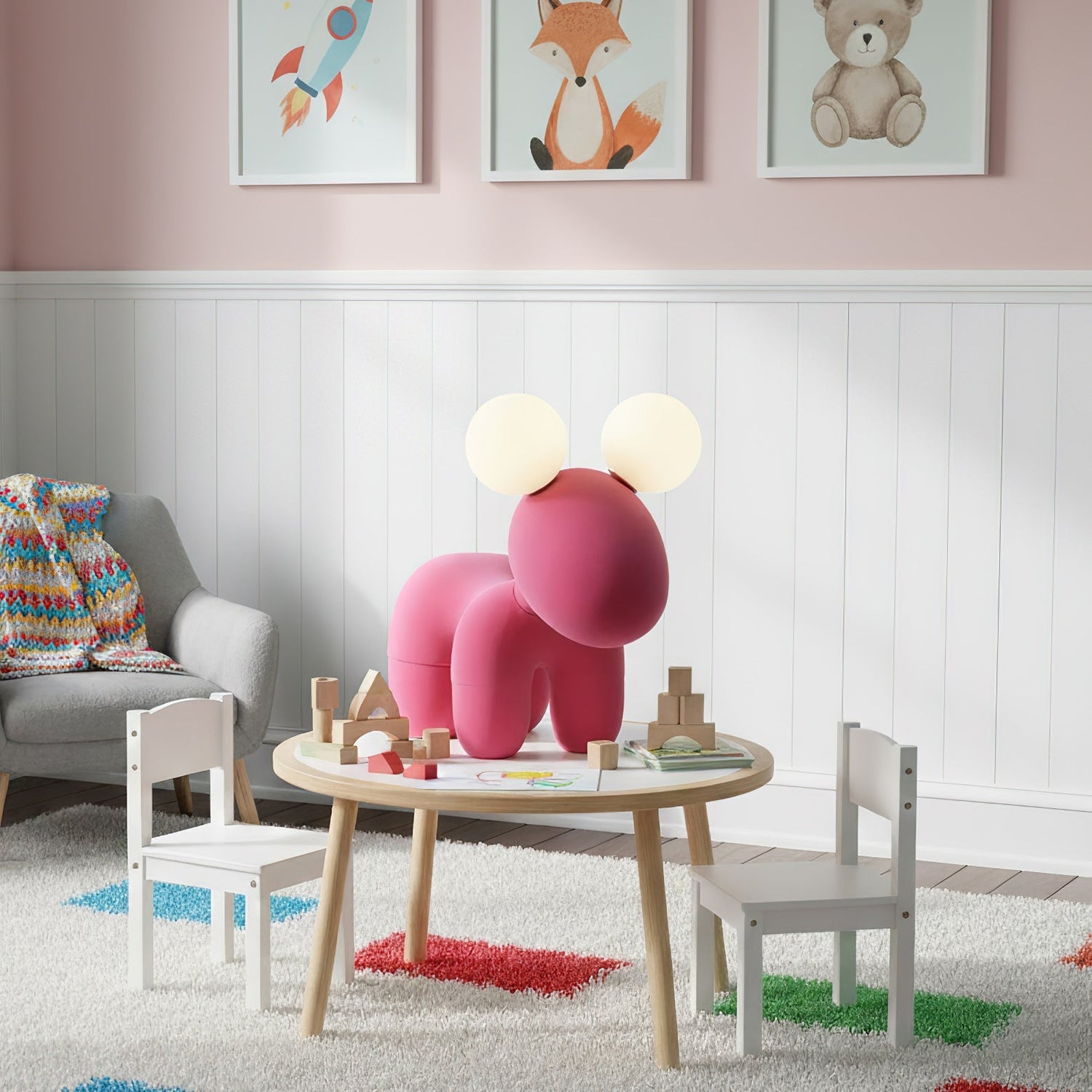 Delamp Artistic Table Lamp