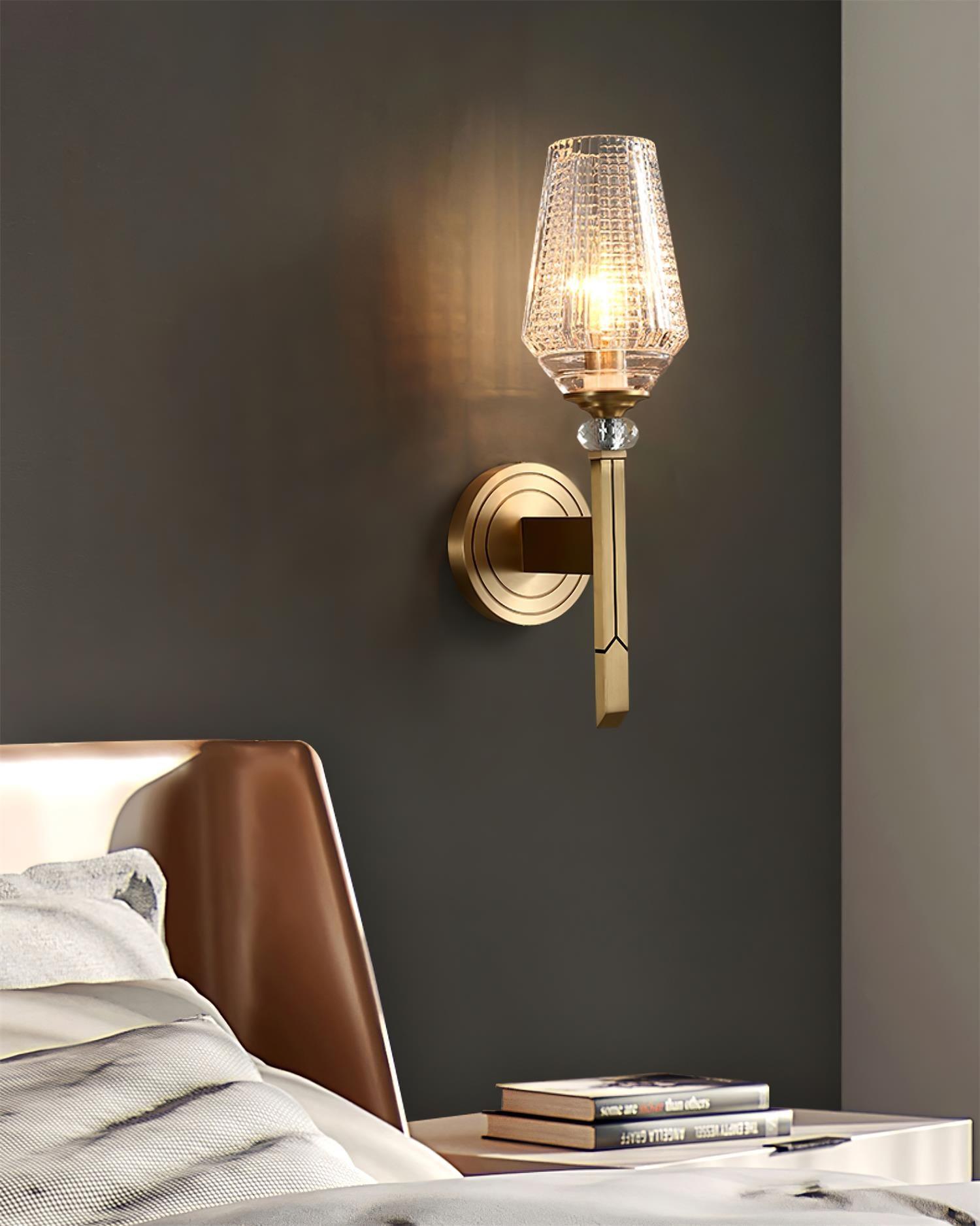 Devora Brass Wall Lamp - Lamp Outdoor