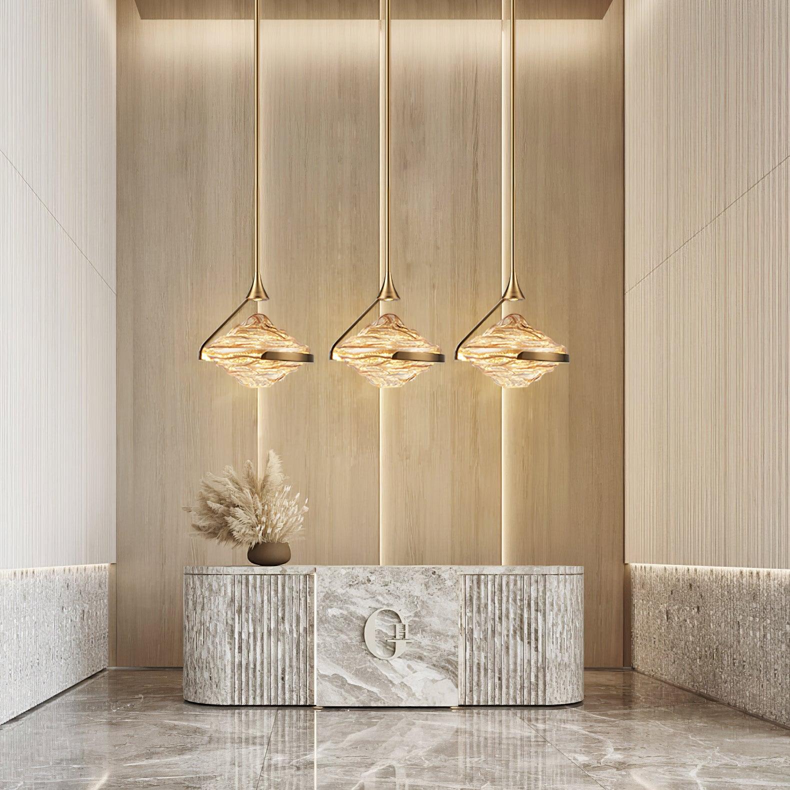 Diamond Crystal Pendant Lamp - Lamp Outdoor