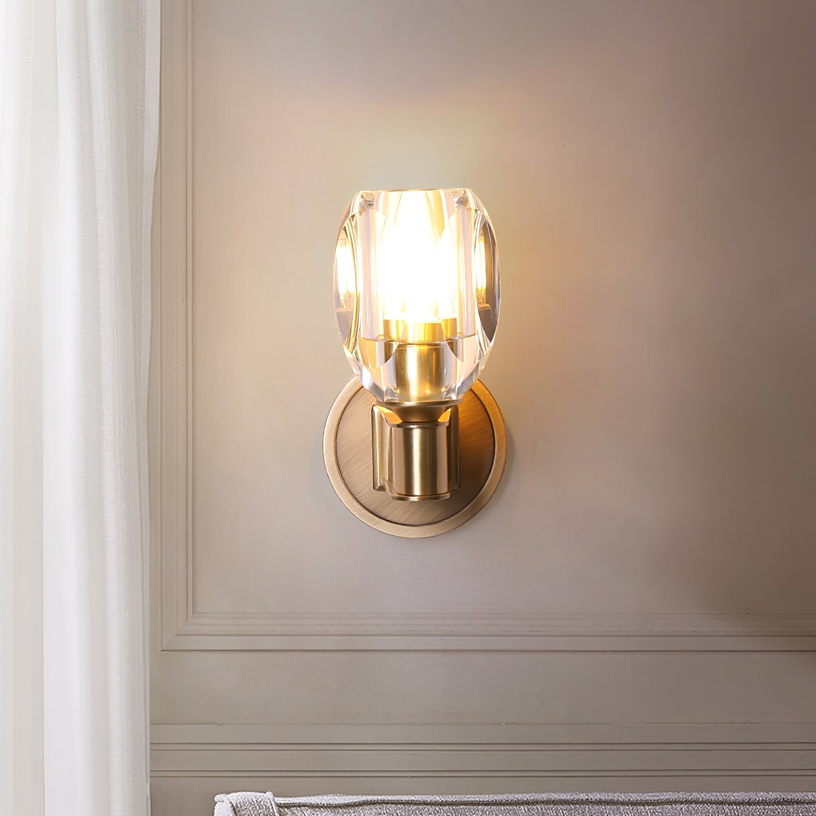 Diamond Crystal Sconce - Lamp Outdoor
