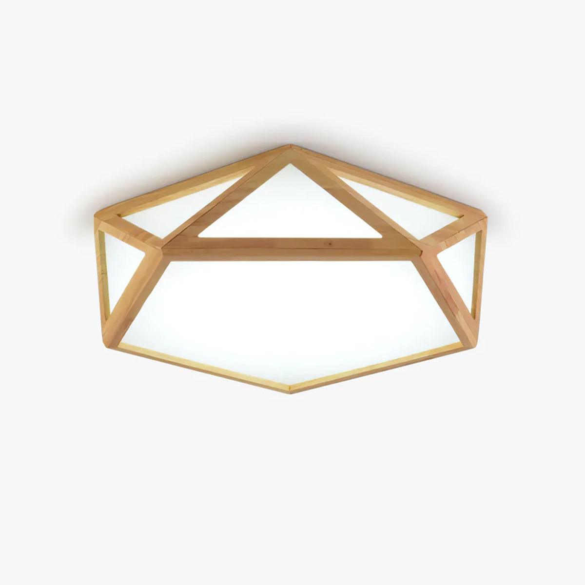 Diamond Wooden Ceiling Lamp - Lamp Outdoor