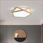 Diamond Wooden Ceiling Lamp - Lamp Outdoor