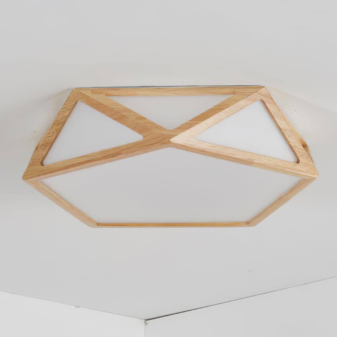 Diamond Wooden Ceiling Lamp - Lamp Outdoor