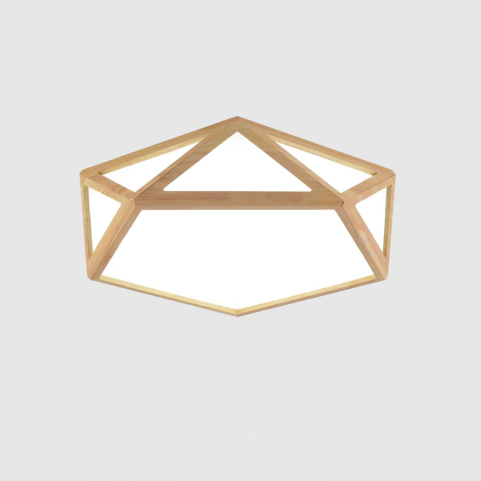 Diamond Wooden Ceiling Lamp - Lamp Outdoor