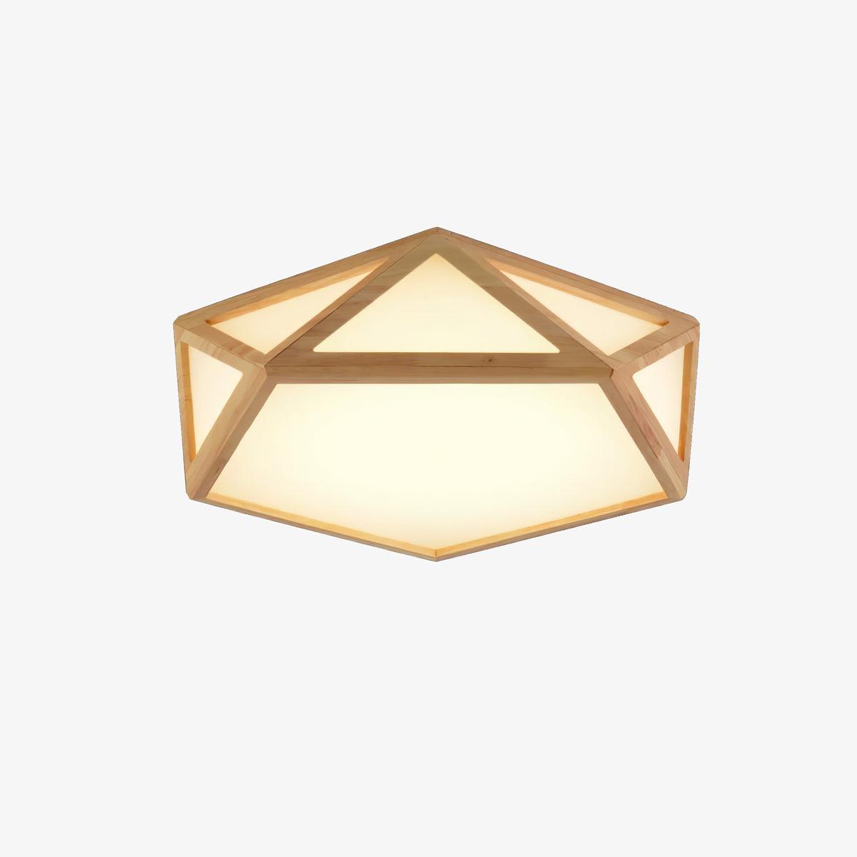 Diamond Wooden Ceiling Lamp - Lamp Outdoor