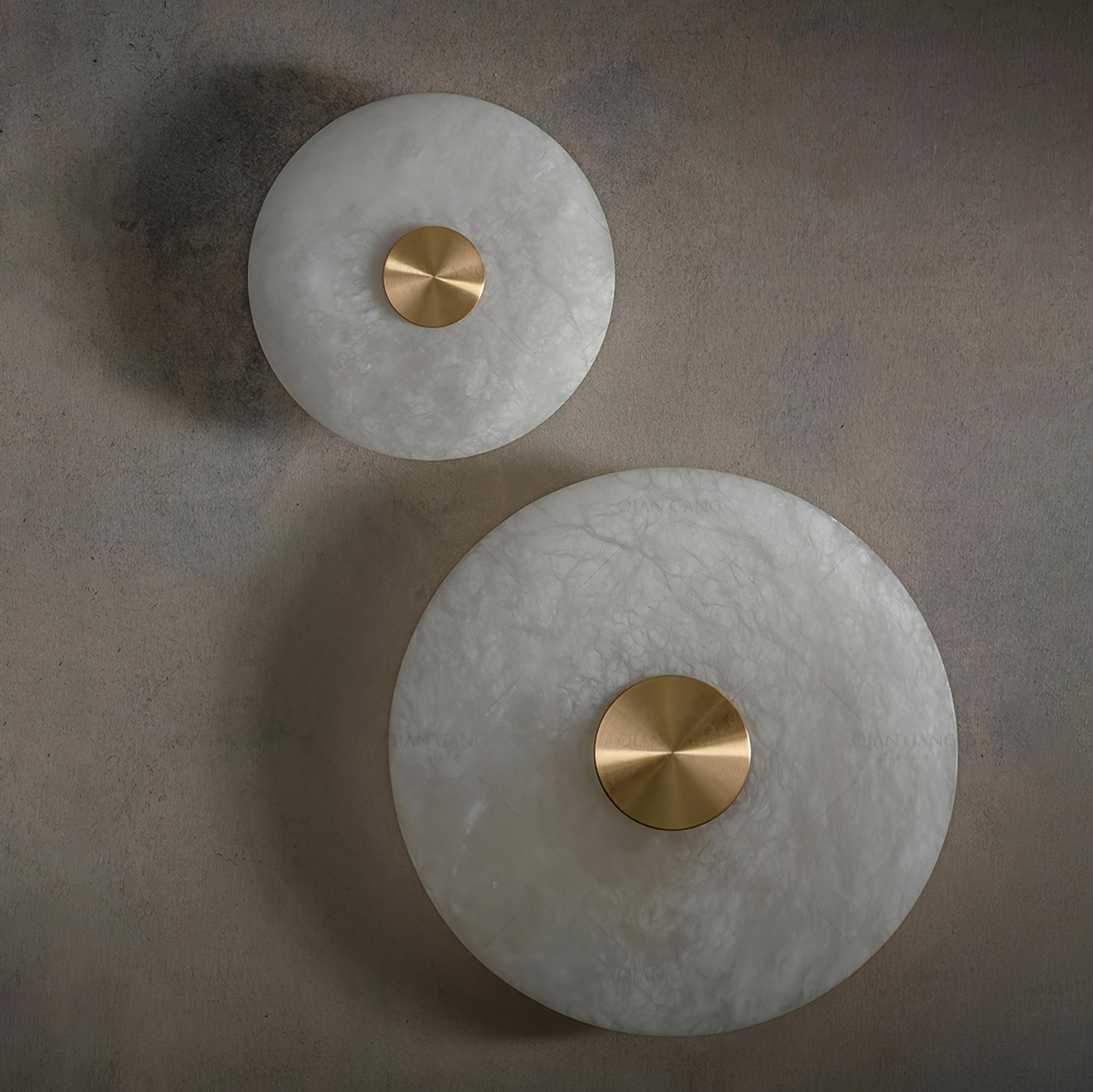 Selina Minimalist Alabaster Ceiling Light - Letslighting