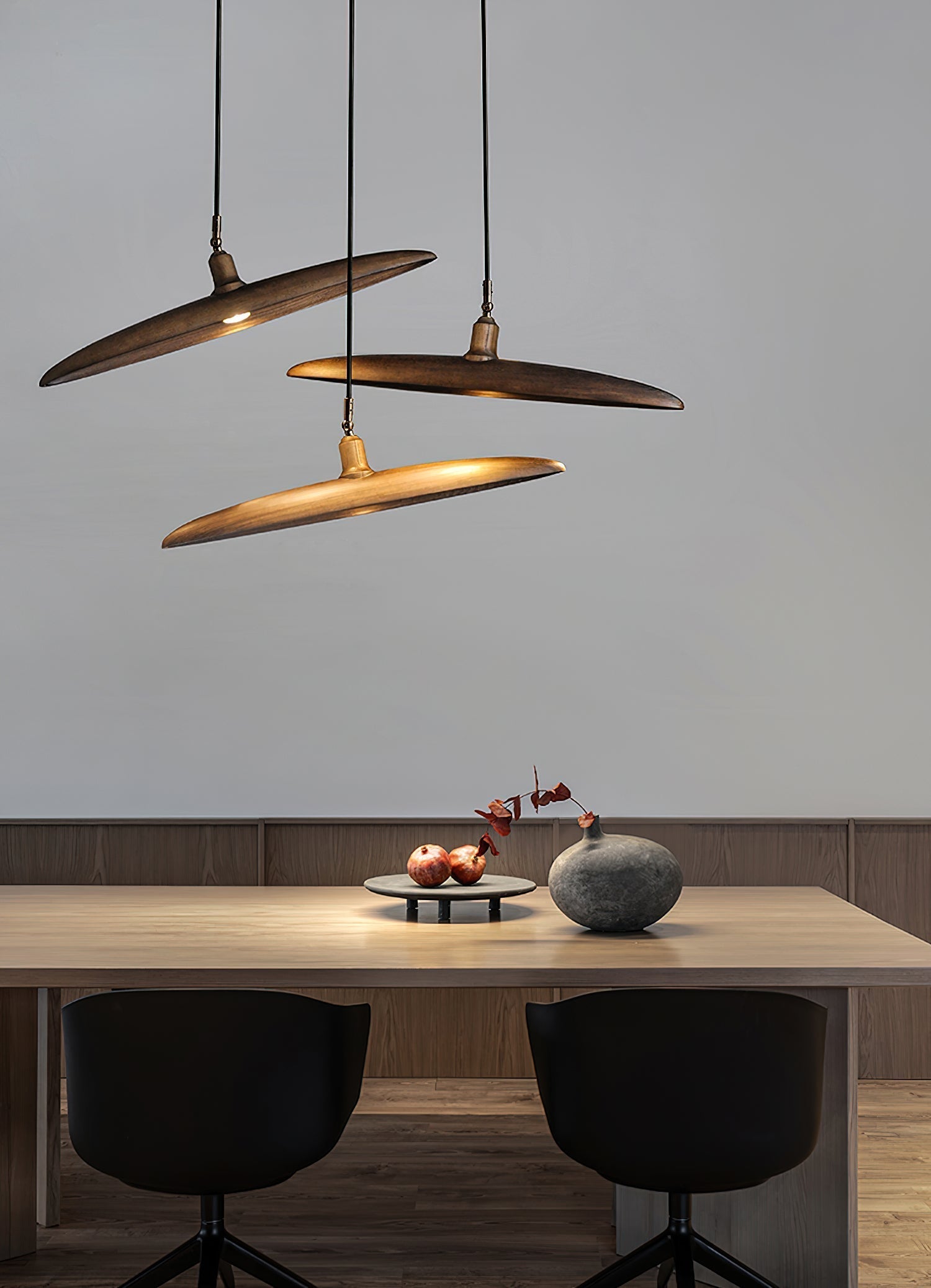 Zelirira Blade Wood Pendant Light - Lamp Outdoor