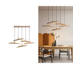 Zelirira Blade Wood Pendant Light - Lamp Outdoor