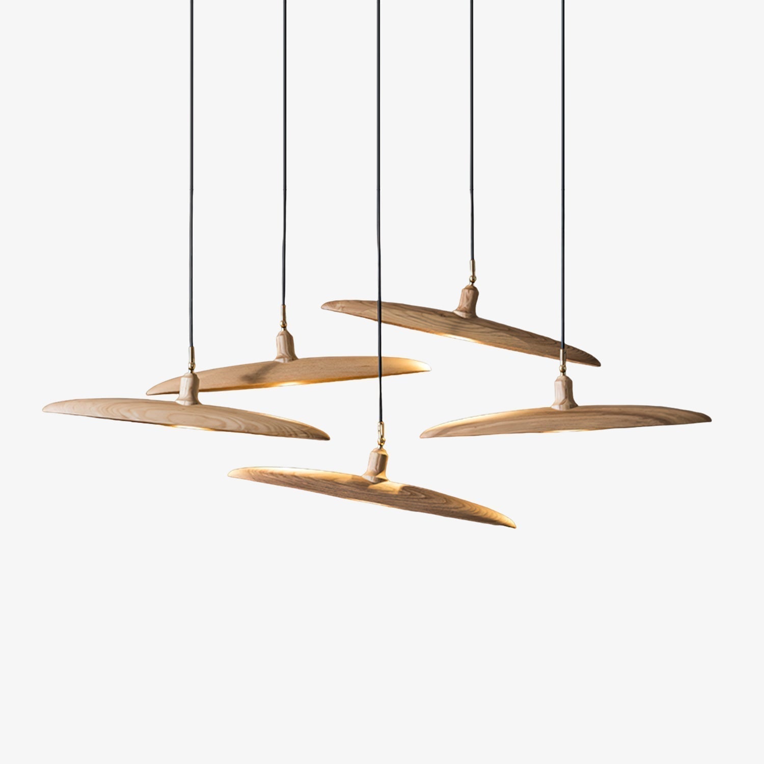 Zelirira Blade Wood Pendant Light - Lamp Outdoor