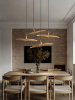 Zelirira Blade Wood Pendant Light - Lamp Outdoor