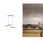Zelirira Blade Wood Pendant Light - Lamp Outdoor