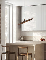 Zelirira Blade Wood Pendant Light - Lamp Outdoor