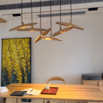 Zelirira Blade Wood Pendant Light - Lamp Outdoor