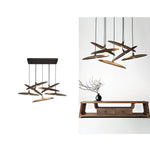 Zelirira Blade Wood Pendant Light - Lamp Outdoor