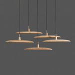 Zelirira Blade Wood Pendant Light - Lamp Outdoor