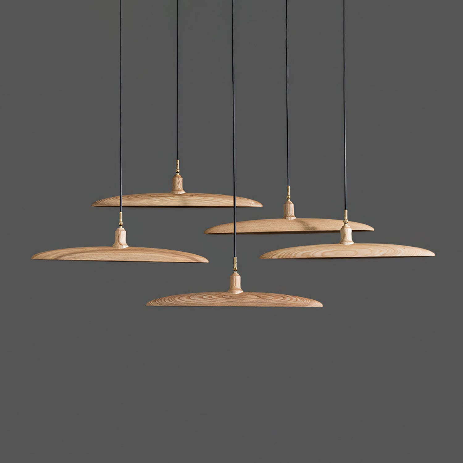 Zelirira Blade Wood Pendant Light - Lamp Outdoor