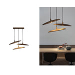 Zelirira Blade Wood Pendant Light - Lamp Outdoor