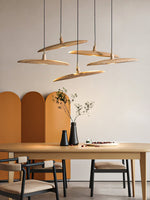 Zelirira Blade Wood Pendant Light - Lamp Outdoor
