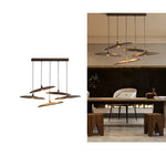 Zelirira Blade Wood Pendant Light - Lamp Outdoor