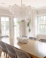 Olvynis Postmodern Luxury Discs Brass Glass Metal Chandelier - Lamp Outdoor