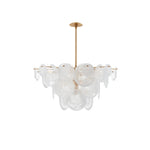 Olvynis Postmodern Luxury Discs Brass Glass Metal Chandelier - Lamp Outdoor