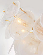 Olvynis Postmodern Luxury Discs Brass Glass Metal Chandelier - Lamp Outdoor