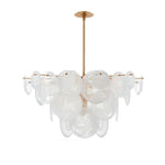 Olvynis Postmodern Luxury Discs Brass Glass Metal Chandelier - Lamp Outdoor