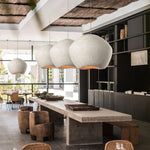 Aursore Modern Minimalist Nordic Dome Composite Pendant Lamp - Lamp Outdoor