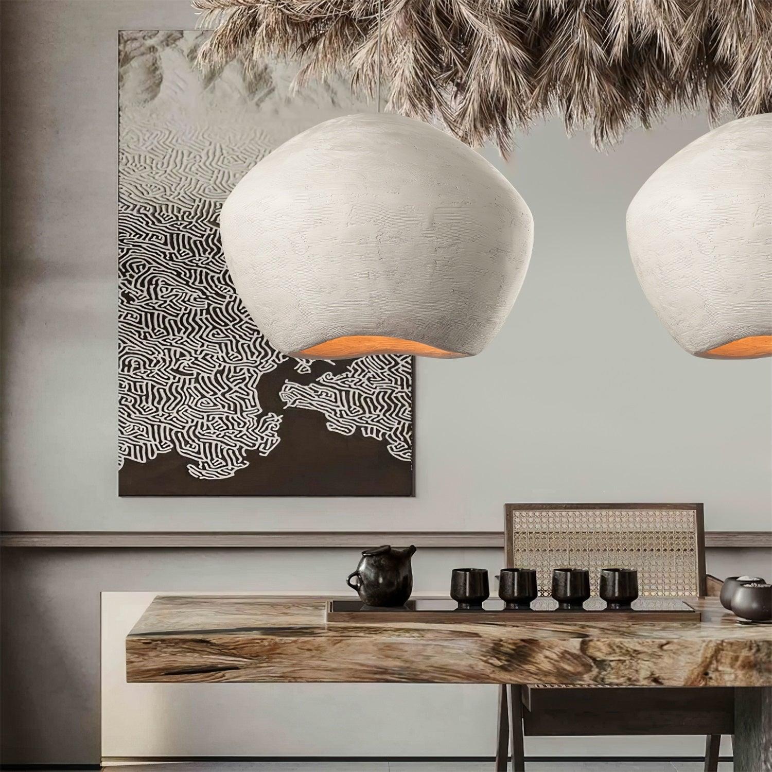 Aursore Modern Minimalist Nordic Dome Composite Pendant Lamp - Lamp Outdoor