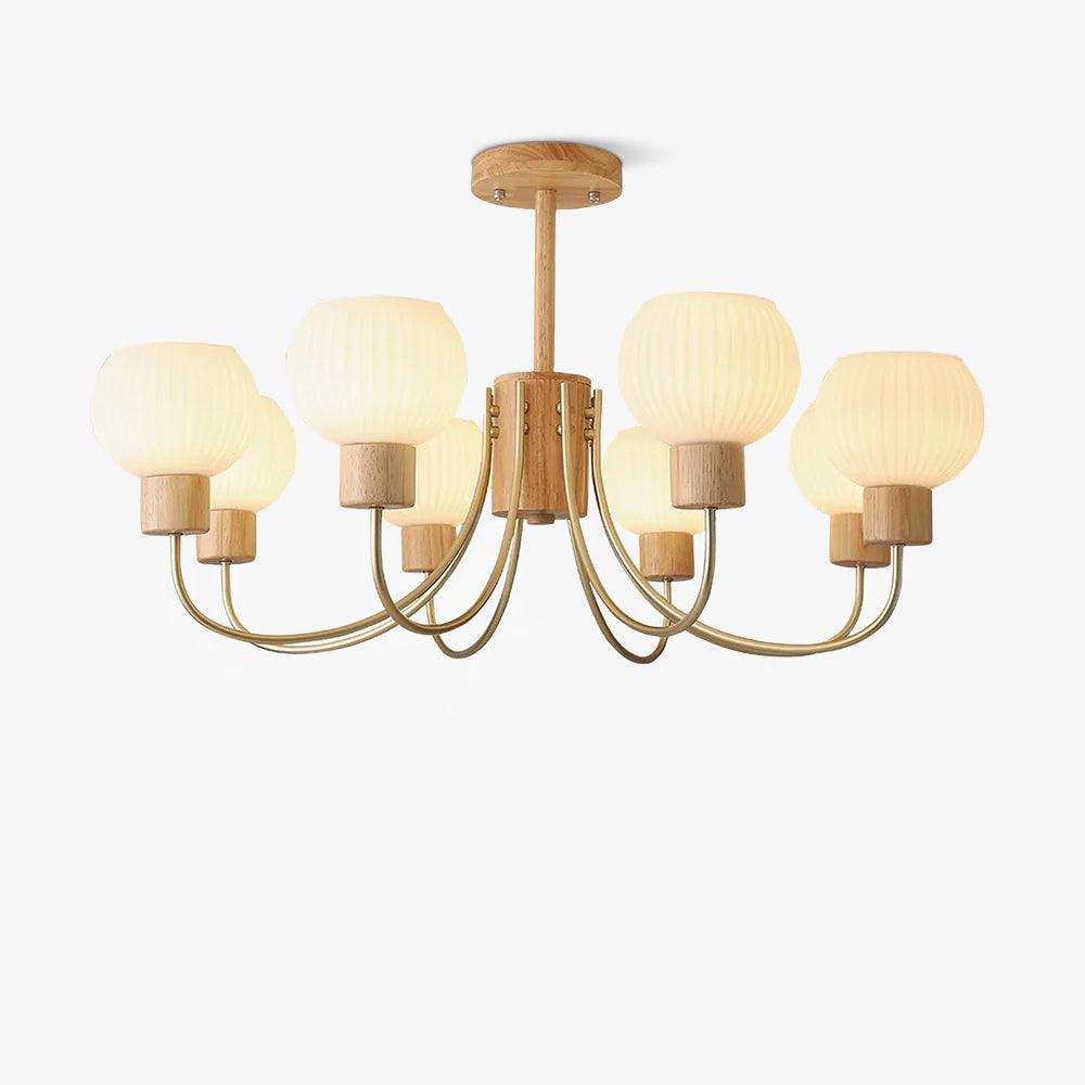 Donnelly Wooden Chandelier - Lamp Outdoor